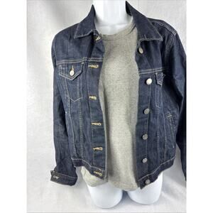 Gap Womens Denim Trucker Jacket Small -indigo wash